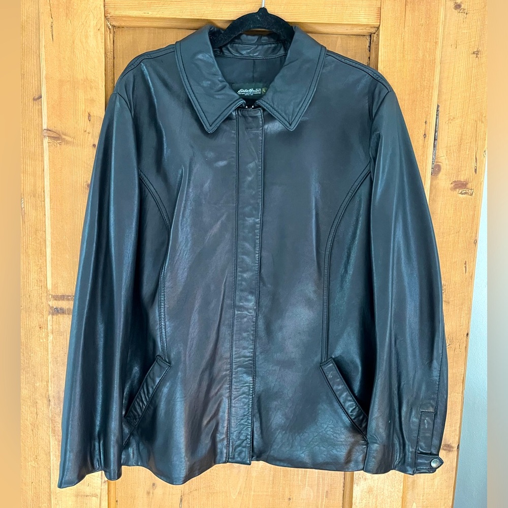 Women’s Eddie Bauer Leather Jacket Size XXL